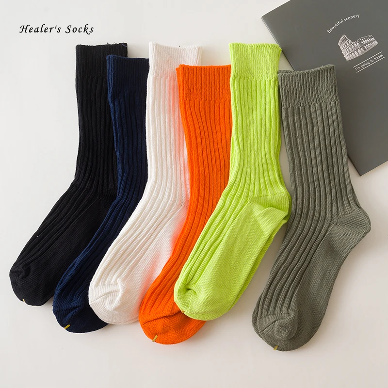 Новинка, Классические однотонные мягкие мужские и женские носки для пар, хлопковые толстые теплые дышащие модные высокие забавные длинные ... 
Новинка, Классические однотонные мягкие мужские и женские носки для пар, хлопковые толстые теплые дышащие модные высокие забавные длинные ...