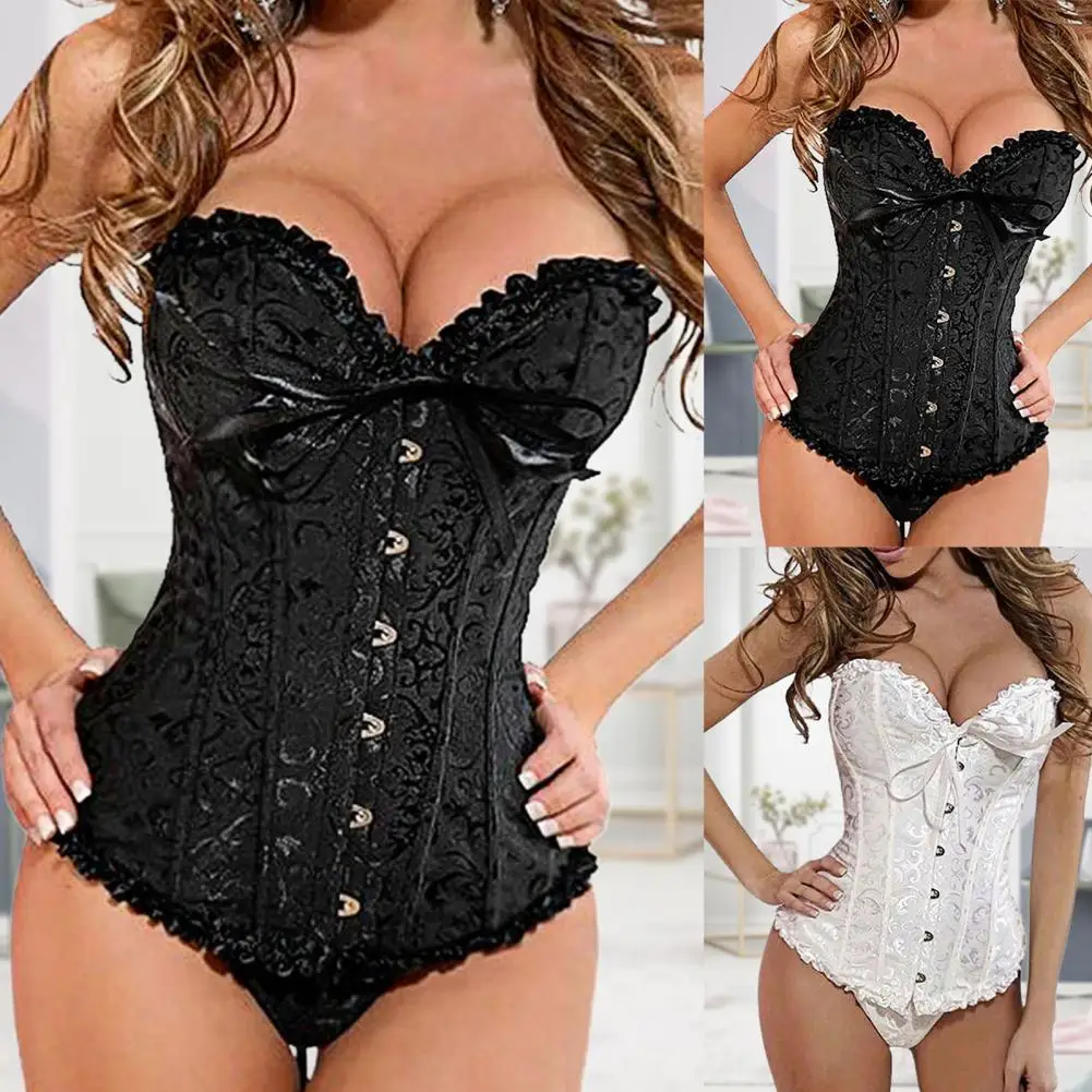 Corset Buckles Jacquard Adjustable Lace Up Bustier Shapewear Slimming Body Shaper Corset Waist Trainer Postpartum Waist Corset
Corset Buckles Jacquard Adjustable Lace Up Bustier Shapewear Slimming Body Shaper Corset Waist Trainer Postpartum Waist Corset