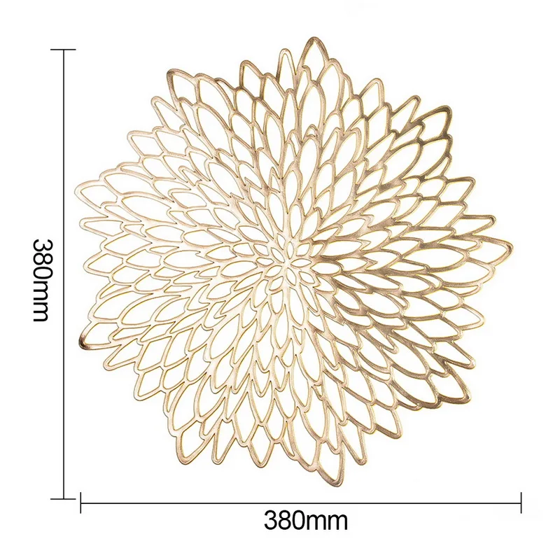 PVC Hollow Insulated Coaster Placemat Table Home Christmas Decoration Table With Heat-Resistant Placemat 
PVC Hollow Insulated Coaster Placemat Table Home Christmas Decoration Table With Heat-Resistant Placemat