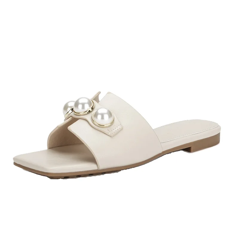 2020 new fashion casual adult women's shoes Pearl slippers fish mouth large size one word drag flat bottom
2020 new fashion casual adult women's shoes Pearl slippers fish mouth large size one word drag flat bottom