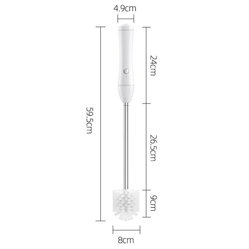 Electric Toilet Brush Holder,USB Fully Automatic Cleaning Replaceable Brushs Wall Floor Mount for Bathroom Cleaner
Electric Toilet Brush Holder,USB Fully Automatic Cleaning Replaceable Brushs Wall Floor Mount for Bathroom Cleaner