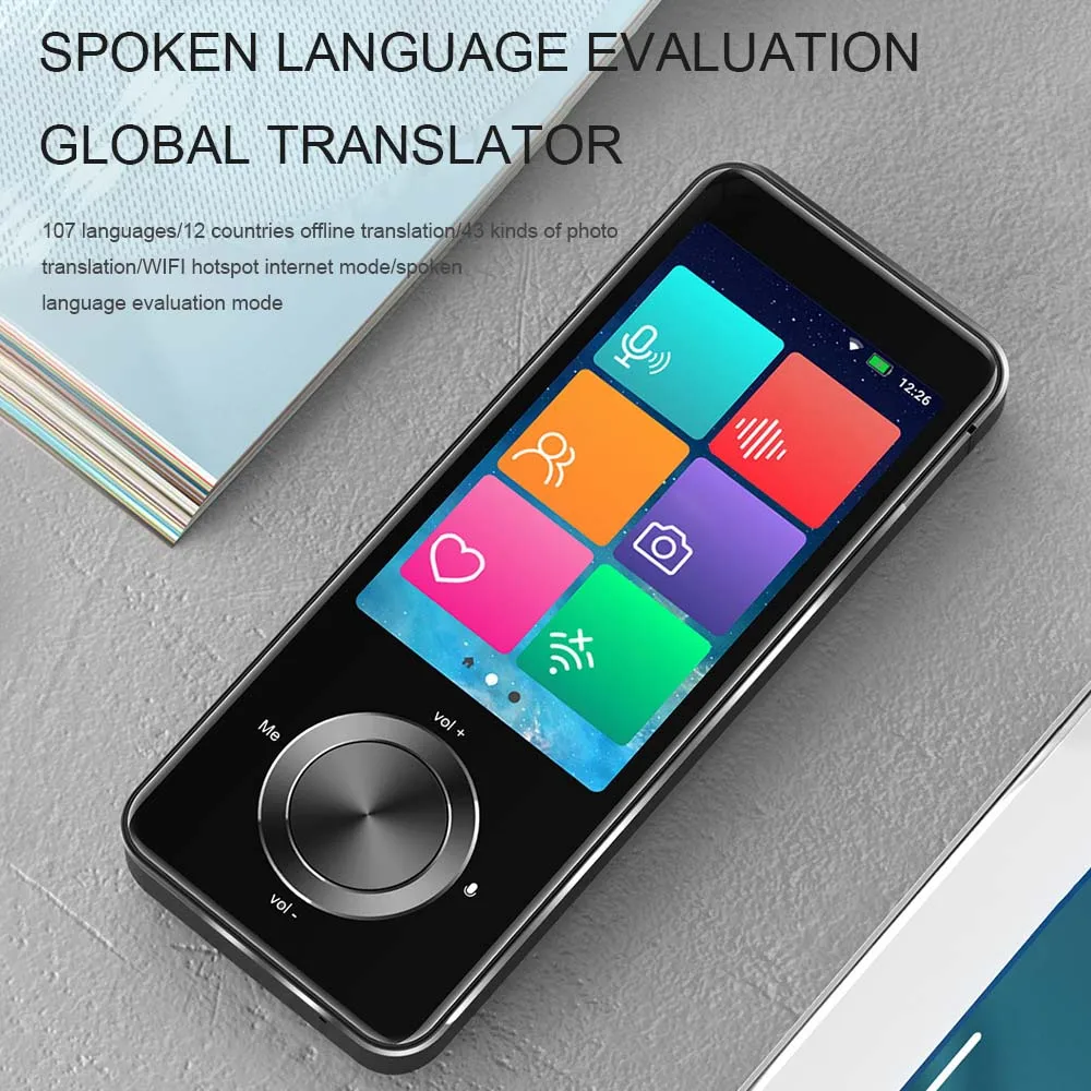 New M9 Portable Language Translator 107 Languages Two-Way Real-Time WiFi/Offline Recording/Photo Translatio Language Translator
New M9 Portable Language Translator 107 Languages Two-Way Real-Time WiFi/Offline Recording/Photo Translatio Language Translator