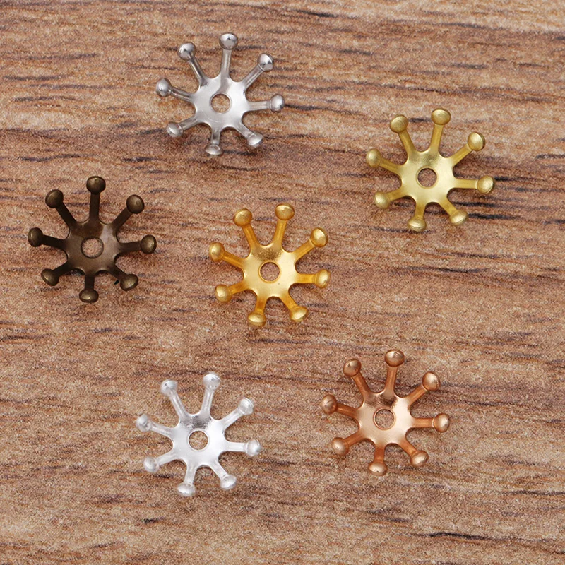 Mibrow 50pcs/lot 6 Colors 10mm Copper Flower Bead Caps Flower Filigree Loose Spacer Bead End Caps For DIY Jewelry Making
Mibrow 50pcs/lot 6 Colors 10mm Copper Flower Bead Caps Flower Filigree Loose Spacer Bead End Caps For DIY Jewelry Making