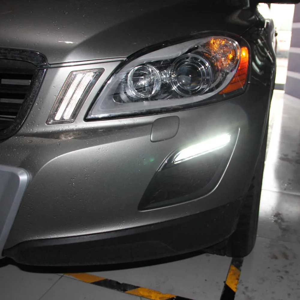 Car styling 12V LED DRL LED Daytime Running Lights 6000K Waterproof for VOLVO XC60 2011 2012 2013 Replace Fog Lamp Covers hole
Car styling 12V LED DRL LED Daytime Running Lights 6000K Waterproof for VOLVO XC60 2011 2012 2013 Replace Fog Lamp Covers hole