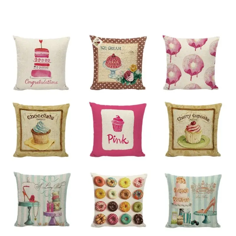 Sweet Chocolate Cushion Covers Blueberry Cherry Cupcake Cake Woman's Party Pillowcase Dining Sofa Chair Cover Home Decor
Sweet Chocolate Cushion Covers Blueberry Cherry Cupcake Cake Woman's Party Pillowcase Dining Sofa Chair Cover Home Decor