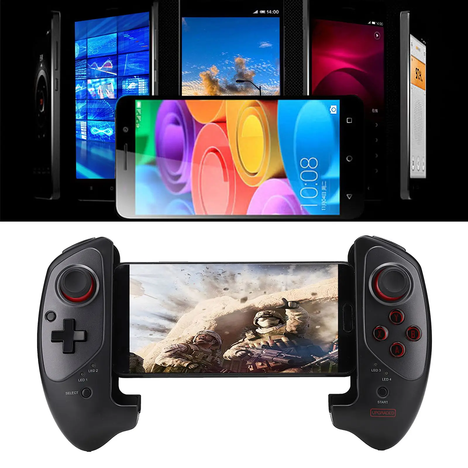 Bluetooth 4.0 Smartphone Controller Wireless Mobile Game Controller 380mah Extending Phone Console Extending Gamepad
Bluetooth 4.0 Smartphone Controller Wireless Mobile Game Controller 380mah Extending Phone Console Extending Gamepad