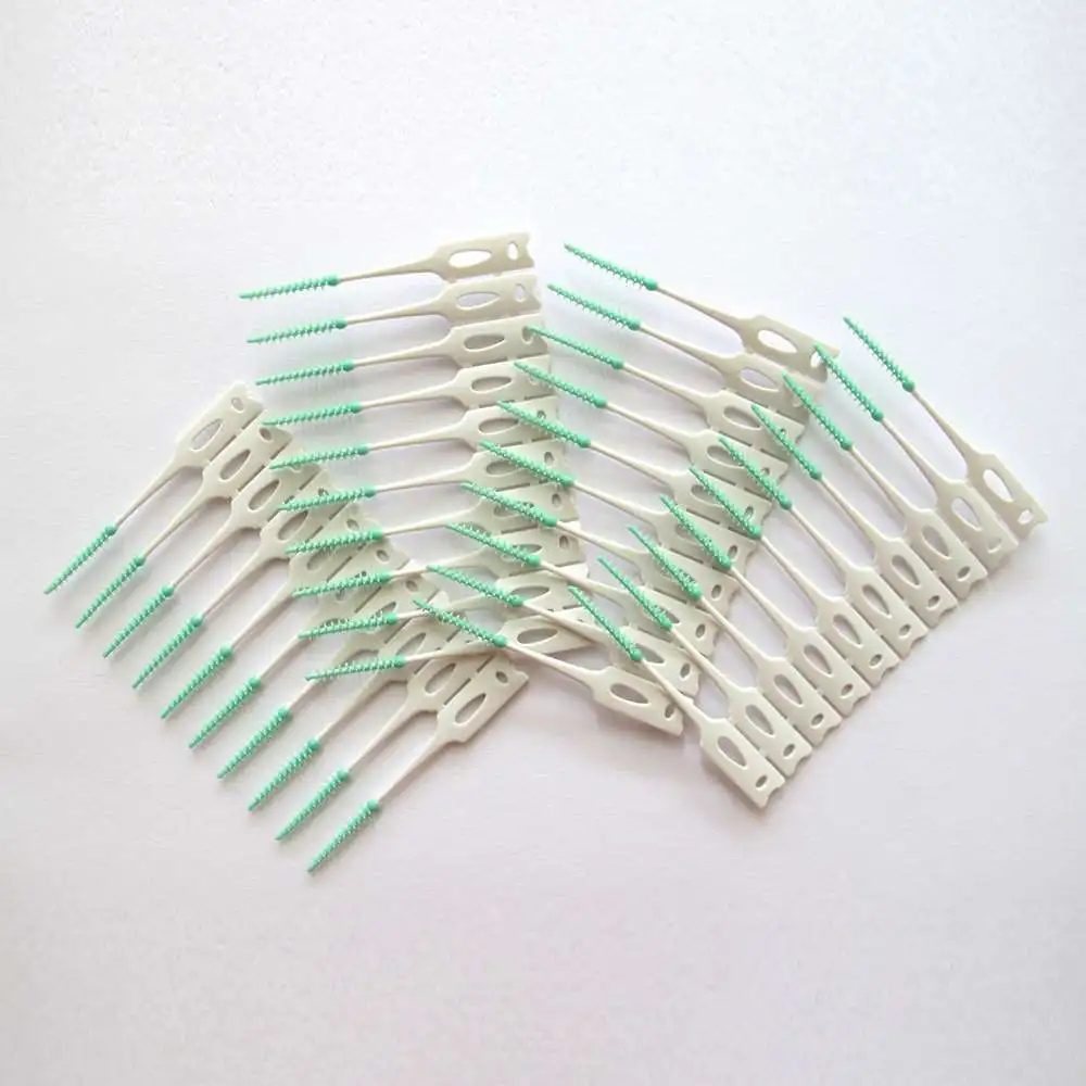 40pcs / Box Soft Orthodontic Brush Cleaning Teeth Gaps Durable Silicone Oral Care Brushes for Gums
40pcs / Box Soft Orthodontic Brush Cleaning Teeth Gaps Durable Silicone Oral Care Brushes for Gums