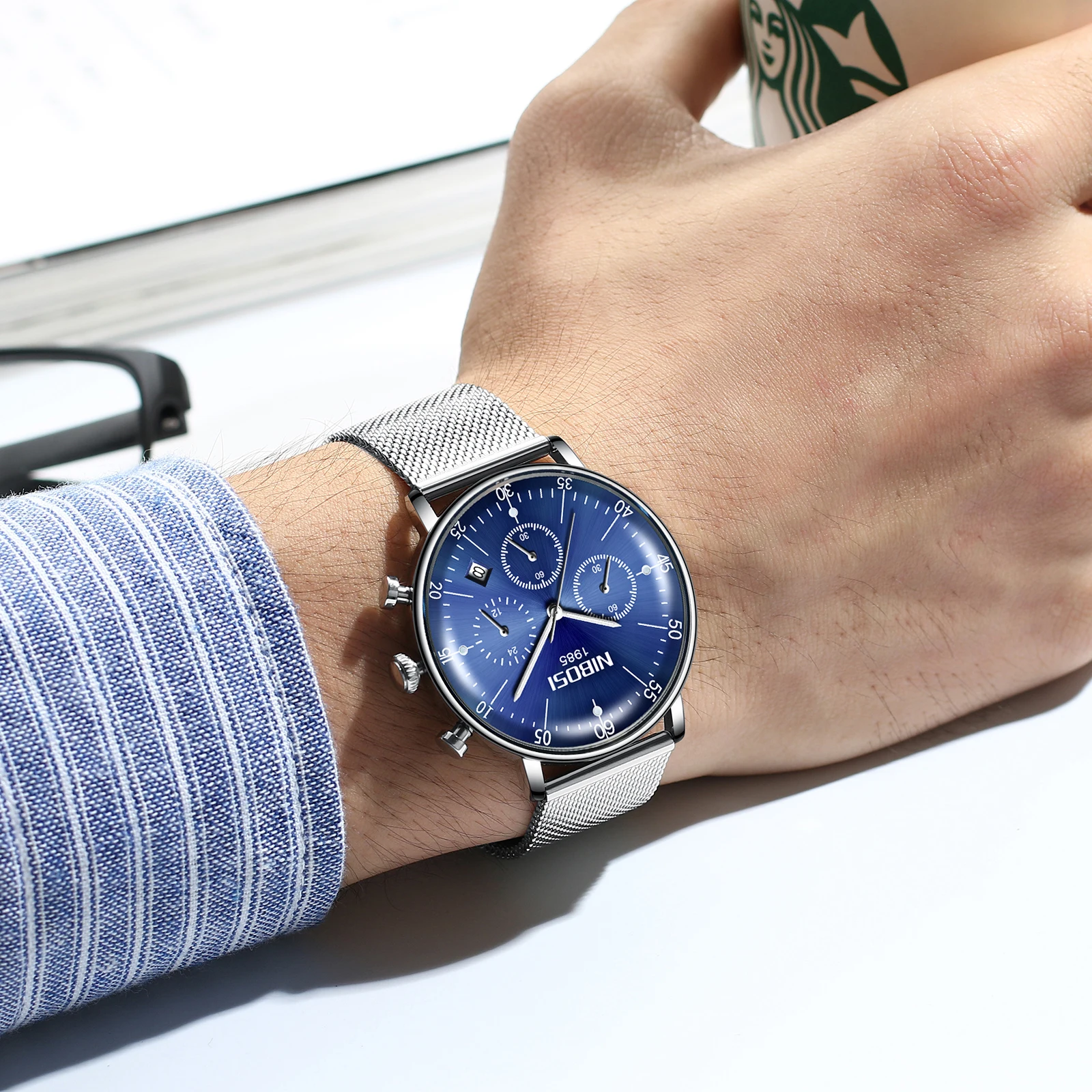 Reloj Hombre 2020 NIBOSI Top Brand Luxury Mens Watches Waterproof Ultra Thin Date Wrist Watch Men Mesh Strap Casual Quartz Clock
Reloj Hombre 2020 NIBOSI Top Brand Luxury Mens Watches Waterproof Ultra Thin Date Wrist Watch Men Mesh Strap Casual Quartz Clock