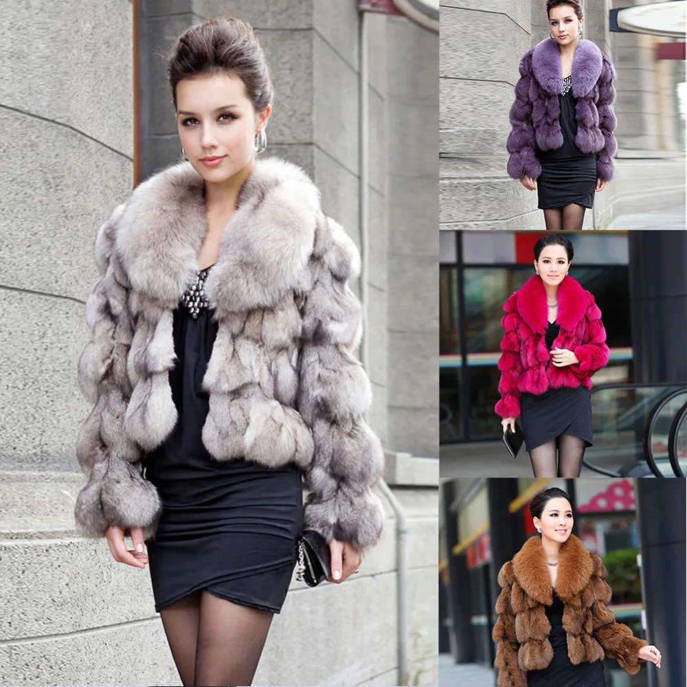 ETHEL ANDERSON 100% Genuine Real Fox Fur Jackets & Coats With Fox Fur Collar For Luxury Vintage Ladies Short Fox Fur Outerwear
ETHEL ANDERSON 100% Genuine Real Fox Fur Jackets & Coats With Fox Fur Collar For Luxury Vintage Ladies Short Fox Fur Outerwear