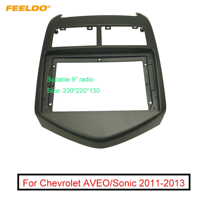 Автомобильная аудиопанель FEELDO 2Din, лицевая панель, рамка для Chevrolet AVEO/Sonic, большой экран 9 дюймов, DVD-плеер, комплект для крепления на приборную ...
Автомобильная аудиопанель FEELDO 2Din, лицевая панель, рамка для Chevrolet AVEO/Sonic, большой экран 9 дюймов, DVD-плеер, комплект для крепления на приборную ...