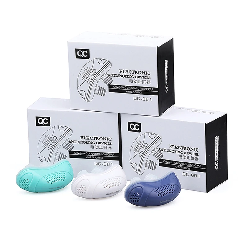 Electric Anti Snoring Device Mini Snore Stopper Nose Breathing Snoring Correction Household Sleep Comfatable Tool For Man Women 
Electric Anti Snoring Device Mini Snore Stopper Nose Breathing Snoring Correction Household Sleep Comfatable Tool For Man Women