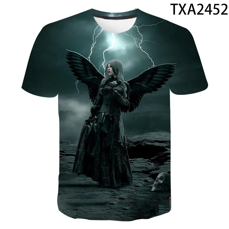 2020 New Gothic T shirt Men Women Children T-shirt Horror Scary Demon 3D Print Tee Summer Streetwear Boy Girl Kids Tops Clothing
2020 New Gothic T shirt Men Women Children T-shirt Horror Scary Demon 3D Print Tee Summer Streetwear Boy Girl Kids Tops Clothing