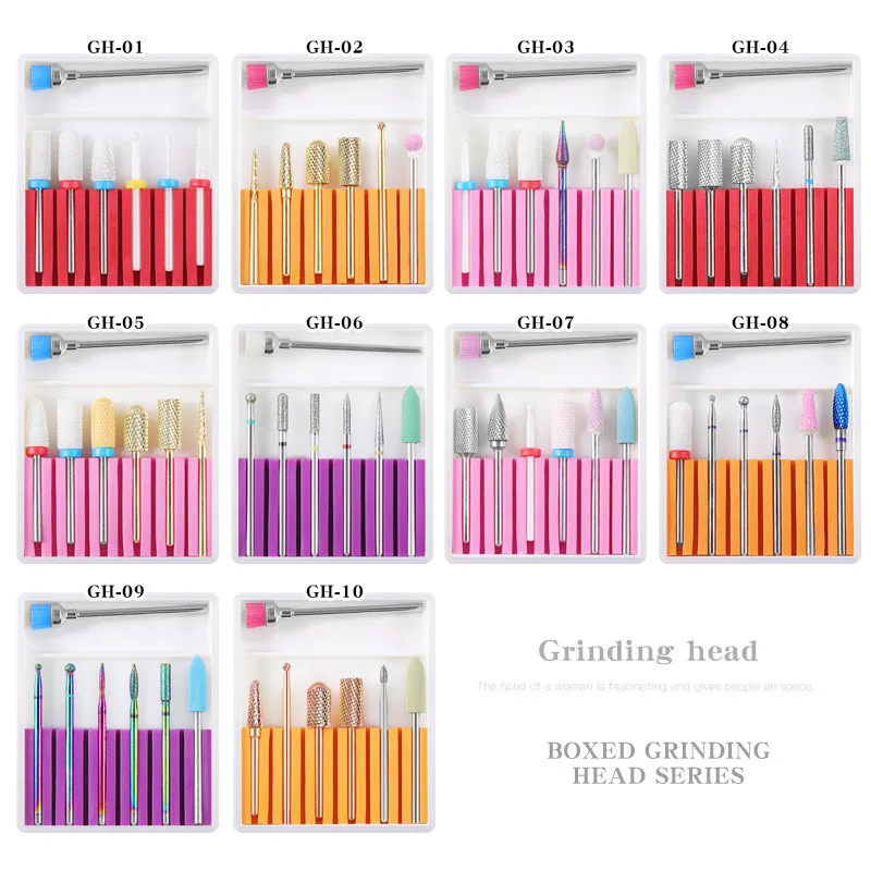 7Pcs/Lot Nail Ceramic/Tungsten Steel/Alloy Grinding Head Kit Professional Remove/Drill Gel Polish Set Manicure Tools Accessories
7Pcs/Lot Nail Ceramic/Tungsten Steel/Alloy Grinding Head Kit Professional Remove/Drill Gel Polish Set Manicure Tools Accessories