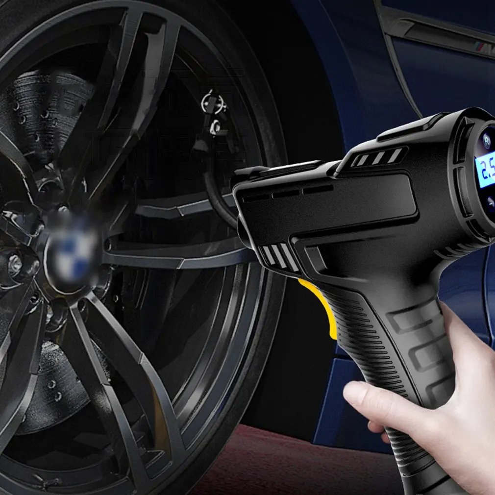 120W Portable Rechargeable Air Compressor Wireless Digital Inflatable Pump Car Automatic Tire Inflator Equipment
120W Portable Rechargeable Air Compressor Wireless Digital Inflatable Pump Car Automatic Tire Inflator Equipment