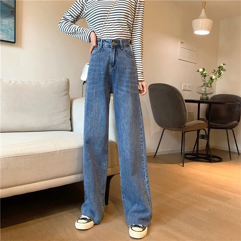 CMAZ 2021 Vintage High Waist Straight Pants for Women Streetwear Loose Female Denim Jeans Buttons Zipper Ladies trouser
CMAZ 2021 Vintage High Waist Straight Pants for Women Streetwear Loose Female Denim Jeans Buttons Zipper Ladies trouser