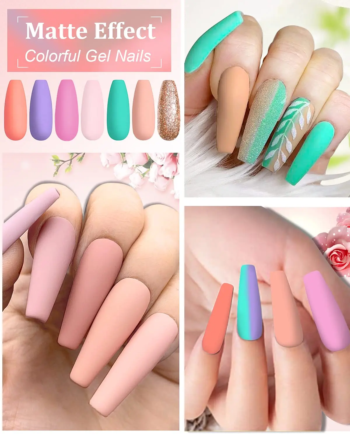 Gel Nail Polish Kit with UV Light Starter, Gel Nail Polish Set with 1 Glitter 6 Nude Colors, 48W Nail Lamp Base Coat Top Coat
Gel Nail Polish Kit with UV Light Starter, Gel Nail Polish Set with 1 Glitter 6 Nude Colors, 48W Nail Lamp Base Coat Top Coat