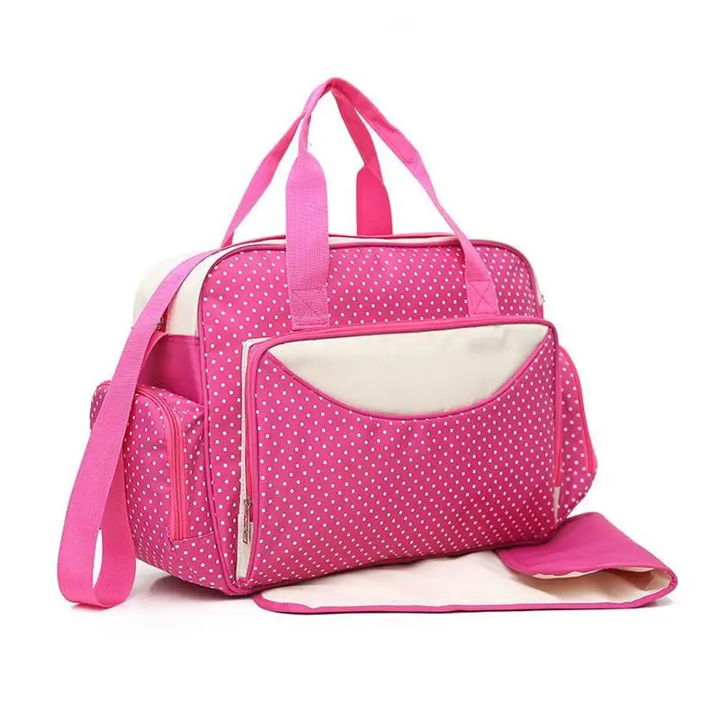 Large-capacity Mommy Bag Polka Dot Fashion Multifunctional Outing and Mother Single Set Shoulder Bag of Five-piece Baby A0U9
Large-capacity Mommy Bag Polka Dot Fashion Multifunctional Outing and Mother Single Set Shoulder Bag of Five-piece Baby A0U9