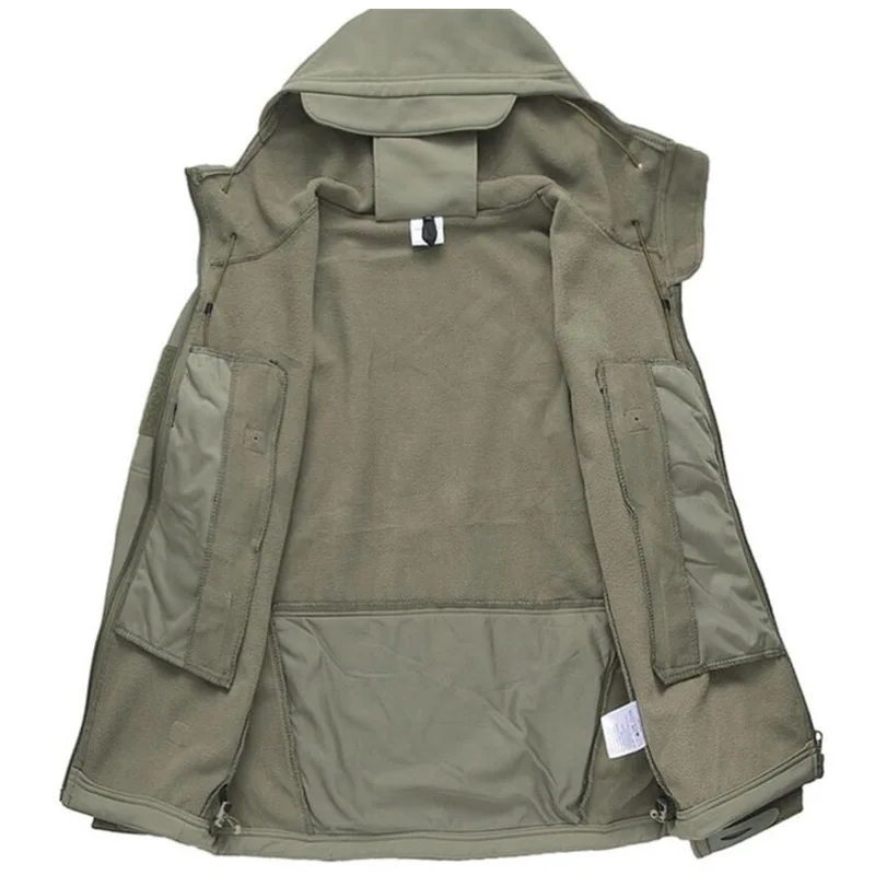 Military Tactical Fleece Jacket Men Army Polartec Windproof Softshell Jacket Man Multi Pockets Hoodie Coat Rain Outerwear
Military Tactical Fleece Jacket Men Army Polartec Windproof Softshell Jacket Man Multi Pockets Hoodie Coat Rain Outerwear