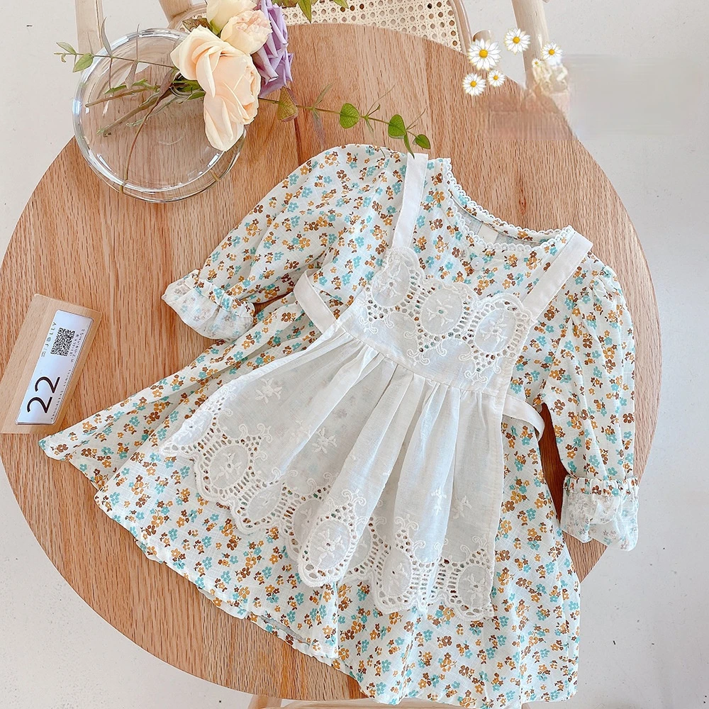 WLG Girls Dress Kids Clothes Spring Fall Floral Printed Petal Sleeve Dresses with Lace Dress Baby Girl Casual Clothes
WLG Girls Dress Kids Clothes Spring Fall Floral Printed Petal Sleeve Dresses with Lace Dress Baby Girl Casual Clothes