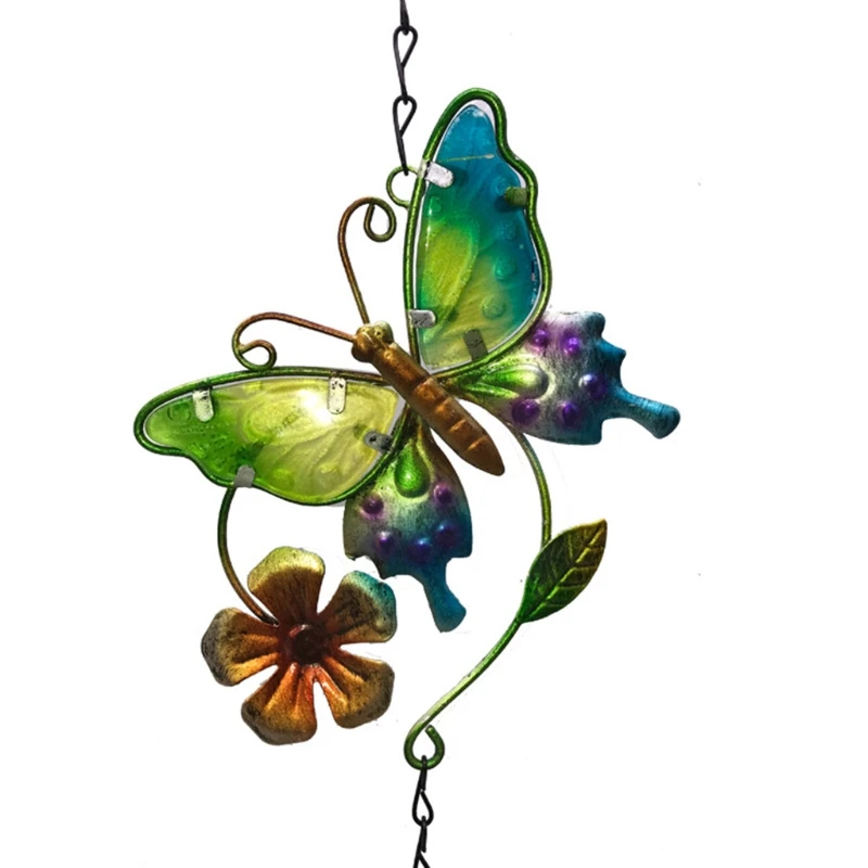 R7RC 2pcs Indoor Outdoor Metal Wind Chimes Butterfly Painted Ornaments Window Pendant
R7RC 2pcs Indoor Outdoor Metal Wind Chimes Butterfly Painted Ornaments Window Pendant