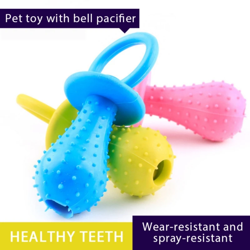 Rubber Mini Pacifier Pet Molars Interactive Toy Attract Pets' Attention Clean Teeth Dogs Toys Random Color Dog Accessories
Rubber Mini Pacifier Pet Molars Interactive Toy Attract Pets' Attention Clean Teeth Dogs Toys Random Color Dog Accessories