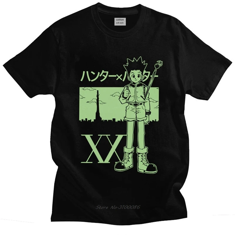 Красивая Мужская футболка Hunter X Hunter с рисунком манги, летняя японская футболка Hxh с рисунком аниме, бесплатная доставка
Красивая Мужская футболка Hunter X Hunter с рисунком манги, летняя японская футболка Hxh с рисунком аниме, бесплатная доставка