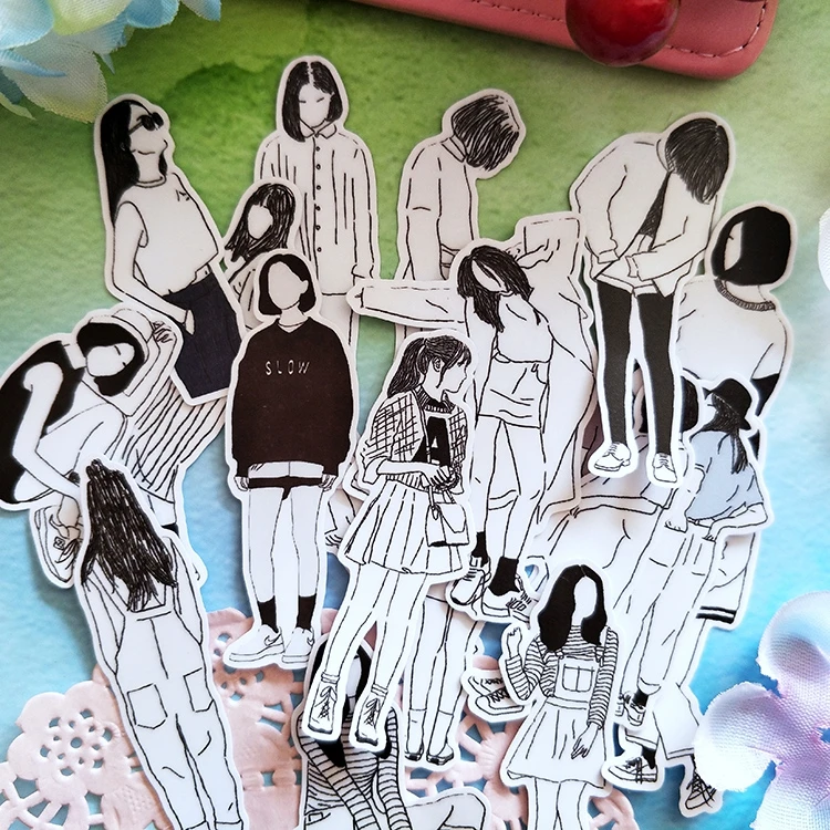 19PCS Faceless girl Stickers Crafts And Scrapbooking stickers book Student label Decorative sticker DIY Stationery
19PCS Faceless girl Stickers Crafts And Scrapbooking stickers book Student label Decorative sticker DIY Stationery