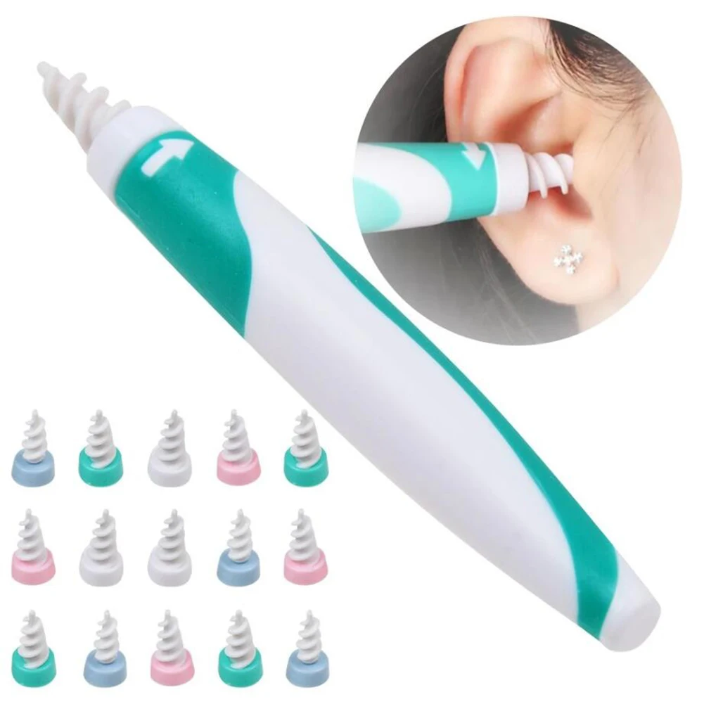 New Ear Wax Removal Kit Ear Cleaning Spiral Swab Remover Earwax Removing 15 Soft Replacement Tips Adult Earwax RemovingTool Kit
New Ear Wax Removal Kit Ear Cleaning Spiral Swab Remover Earwax Removing 15 Soft Replacement Tips Adult Earwax RemovingTool Kit