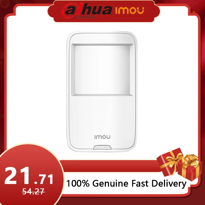 Dahua imou Smart Motion Sensor 433MHz Wireless PIRAutomatic Infrared Detector For Home Alarm System Host Pet Immunity Detector
Dahua imou Smart Motion Sensor 433MHz Wireless PIRAutomatic Infrared Detector For Home Alarm System Host Pet Immunity Detector