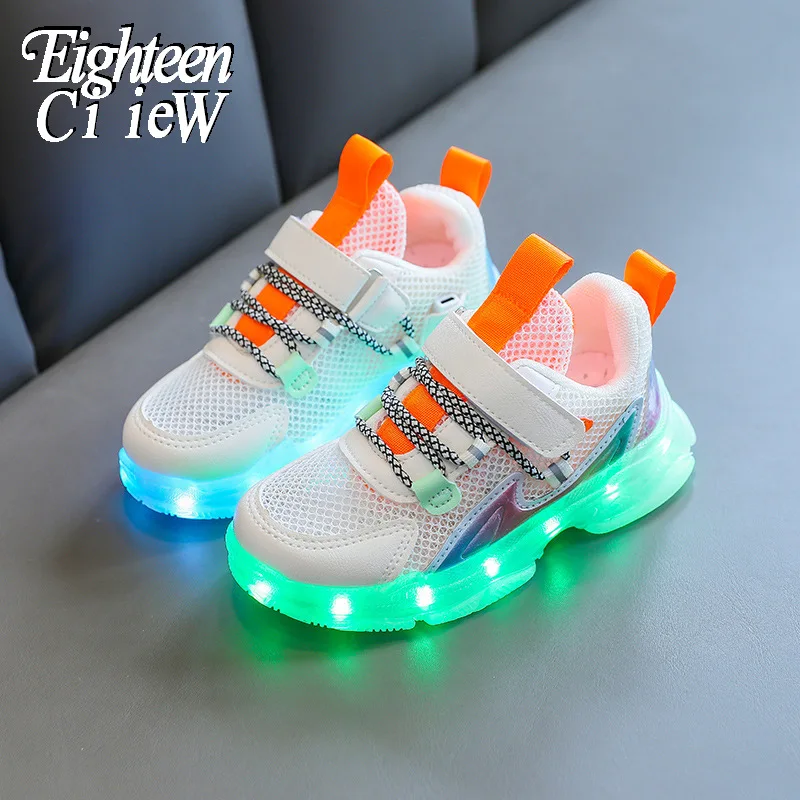 Size 25-36 LED Children Glowing Shoes USB Charge Kids Luminous Sneakers Mesh Breathable Sneakers Fashion Boys Light Up Shoes
Size 25-36 LED Children Glowing Shoes USB Charge Kids Luminous Sneakers Mesh Breathable Sneakers Fashion Boys Light Up Shoes