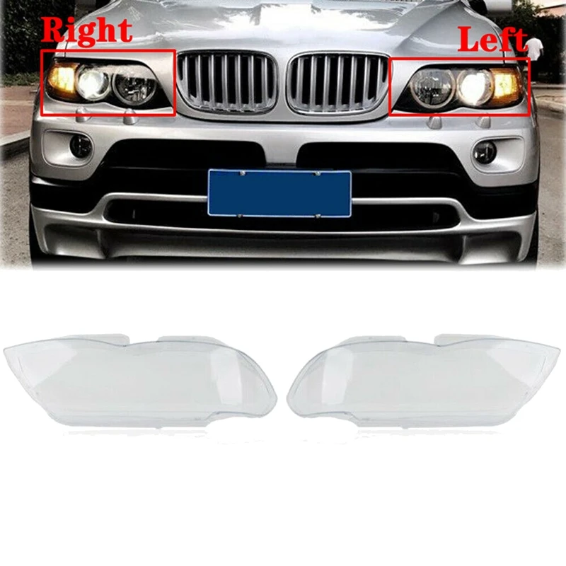 1 Pair for -BMW X5 E53 2004-2006 Car Headlight Lens Cover Replacement Headlight Lampshade Glass Shell (Left+Right)
1 Pair for -BMW X5 E53 2004-2006 Car Headlight Lens Cover Replacement Headlight Lampshade Glass Shell (Left+Right)