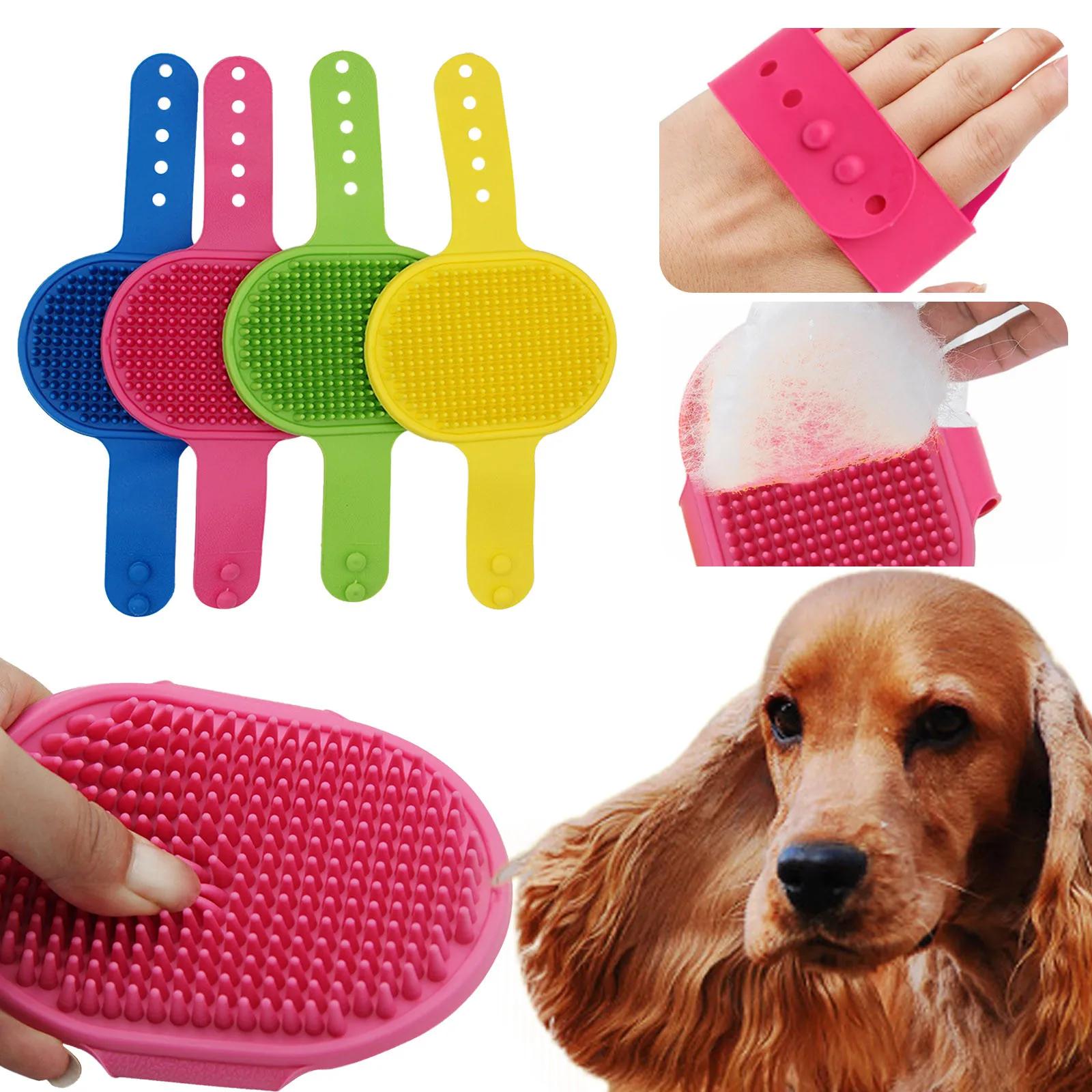 Pet Supplies Pet Bathing Brush Dog Cleaning Brush Rubber Gloves Animal Bathing Comb Bathroom Cleaning Tool Supplies Comb
Pet Supplies Pet Bathing Brush Dog Cleaning Brush Rubber Gloves Animal Bathing Comb Bathroom Cleaning Tool Supplies Comb