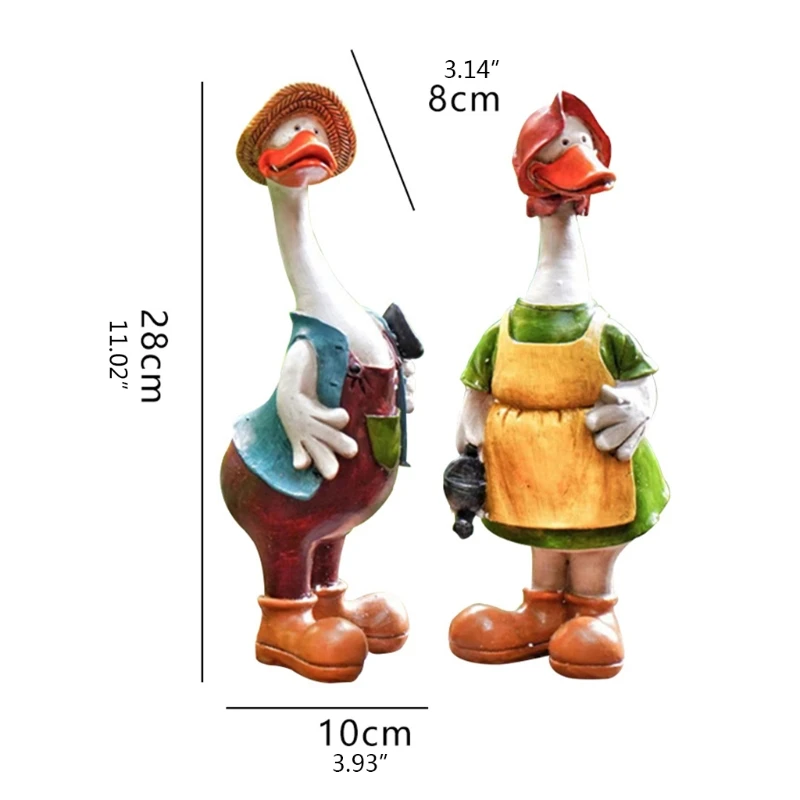 Couple Duck Statue Resin Garden Ornaments Cartoon Art Animal Sculpture Outdoor Landscape Pond Yard Lawn Decoration
Couple Duck Statue Resin Garden Ornaments Cartoon Art Animal Sculpture Outdoor Landscape Pond Yard Lawn Decoration