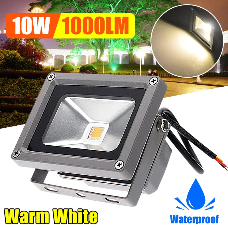 DC 12V Flood Light 10W LED SMD 1000LM SpotLight Lamp Energy Saving Aluminum Spot Light Waterproof IP65 Warm White
DC 12V Flood Light 10W LED SMD 1000LM SpotLight Lamp Energy Saving Aluminum Spot Light Waterproof IP65 Warm White
