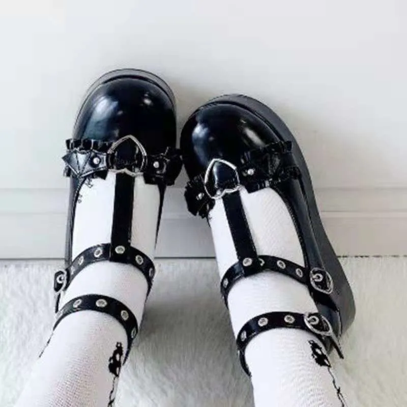 Female Lolita Cute Women's Pumps Platform Wedges High Heels Pumps Sweet Gothic Cosplay Shoes Sweet Mary Janes Student Loafers
Female Lolita Cute Women's Pumps Platform Wedges High Heels Pumps Sweet Gothic Cosplay Shoes Sweet Mary Janes Student Loafers