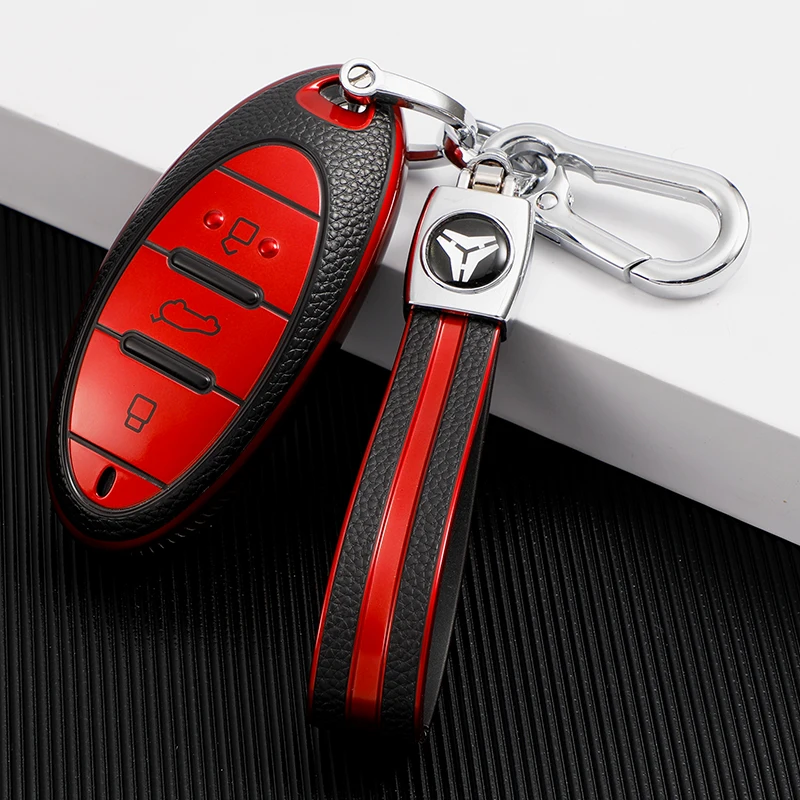 For FAW Besturn T33 T77 T99 TPU Leather Car Smart Key Case Cover Shell Holder Fob Bag Key Chain Protector Accessories
For FAW Besturn T33 T77 T99 TPU Leather Car Smart Key Case Cover Shell Holder Fob Bag Key Chain Protector Accessories
