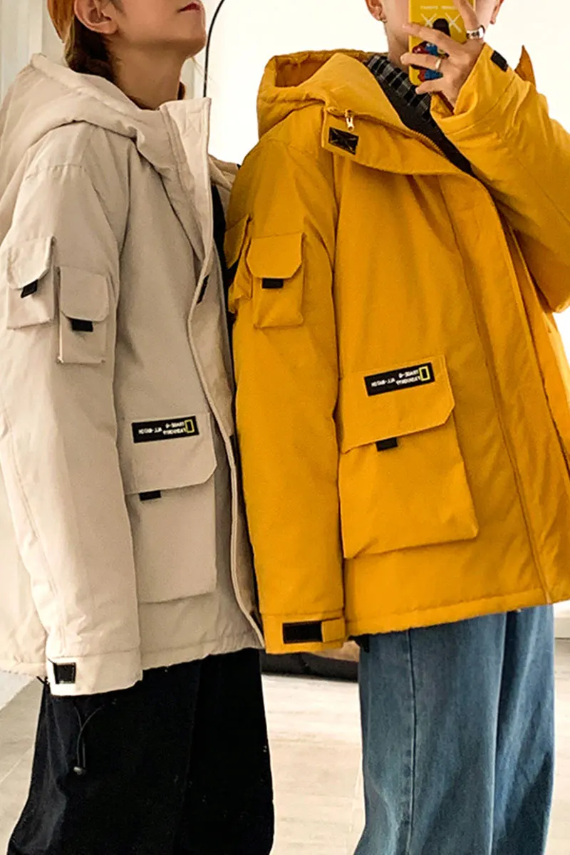 New Winter Workwear Couple Cotton Clothes Hooded Downs Cotton Jacket High Quality Wind-proof Coats
New Winter Workwear Couple Cotton Clothes Hooded Downs Cotton Jacket High Quality Wind-proof Coats