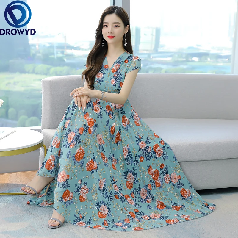 Plus Size Print Beach Maxi Sundress 2021 Floral Chiffon Boho Midi Dress Summer Vintage Elegant Women Bodycon Blue Party Vestidos
Plus Size Print Beach Maxi Sundress 2021 Floral Chiffon Boho Midi Dress Summer Vintage Elegant Women Bodycon Blue Party Vestidos