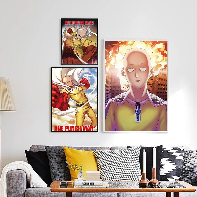 One Punch Man Posters Japanese Anime Silk Spun Cloth Painting Prints Wall Art Mural Room Decoration for Living Room Bedroom Dorm
One Punch Man Posters Japanese Anime Silk Spun Cloth Painting Prints Wall Art Mural Room Decoration for Living Room Bedroom Dorm