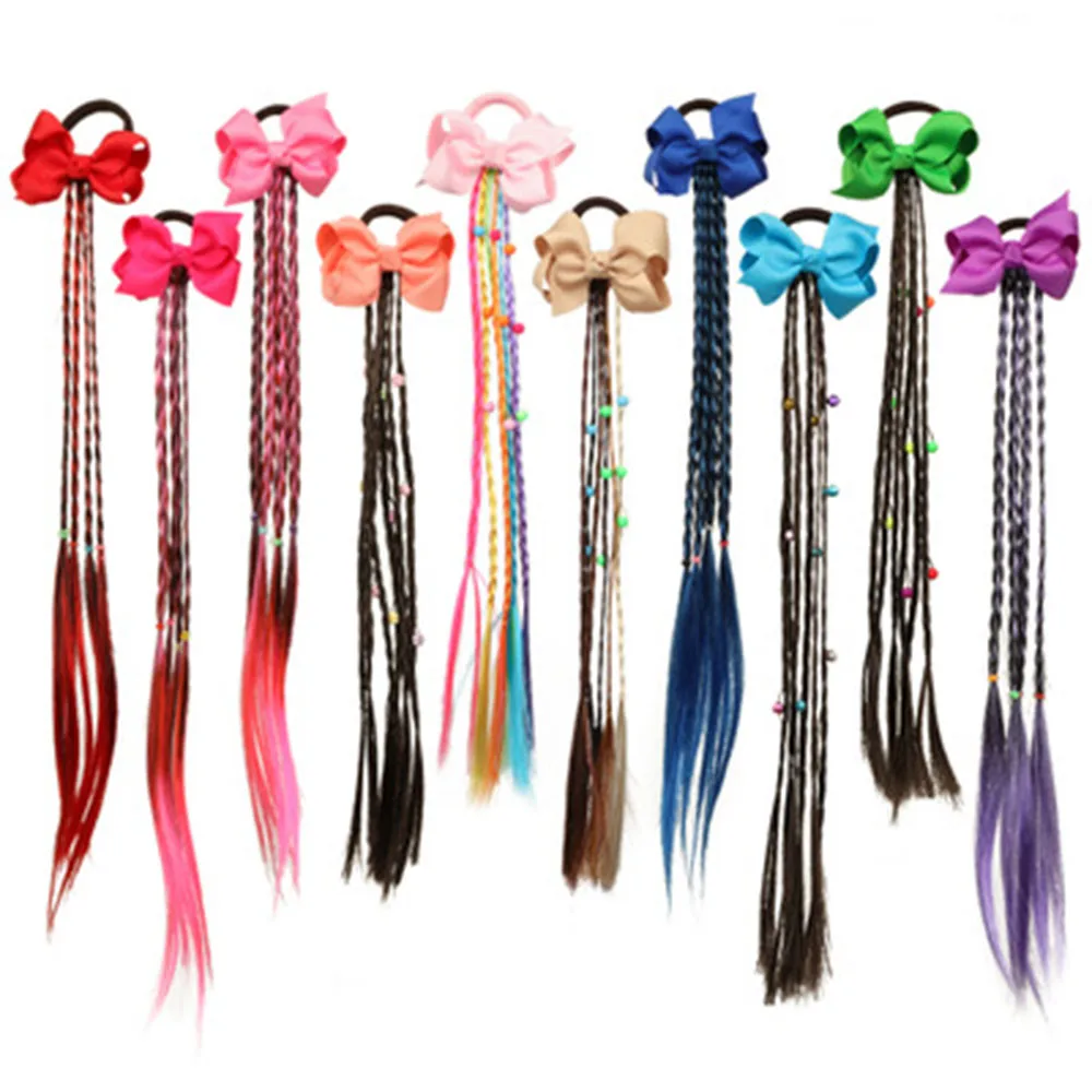 Hair Braid Extensions for Kids Girls,Fake Braids Ponytail Ties Headbands Colorful Wigs Twist Braid Rope with Bowknot
Hair Braid Extensions for Kids Girls,Fake Braids Ponytail Ties Headbands Colorful Wigs Twist Braid Rope with Bowknot