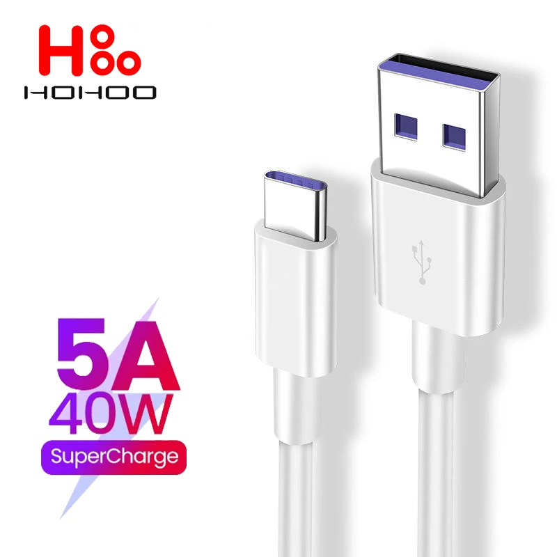 5A Кабель USB Type c для Huawei mate 40 30 20 10 pro lite P40 p30 Honor быстрой зарядки 1 м 2 Xiaomi Redmi Note 7 8 Pro 8A 6a