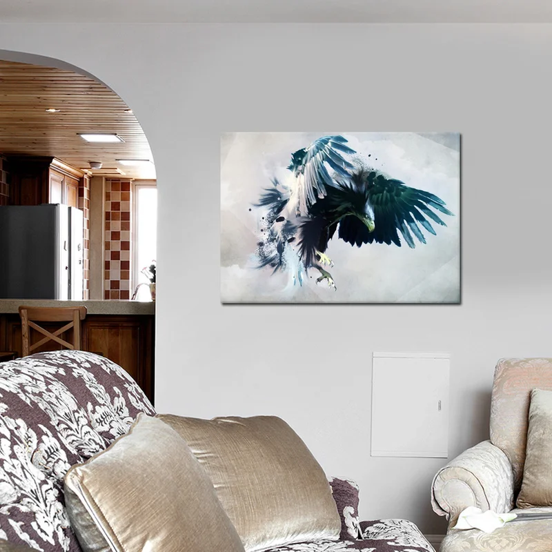 Animal Canvas Painting Flying Eagle Wall Art Poster 1 Piece Animal Abstract Oil Print Home Decor Modern Picture
Animal Canvas Painting Flying Eagle Wall Art Poster 1 Piece Animal Abstract Oil Print Home Decor Modern Picture