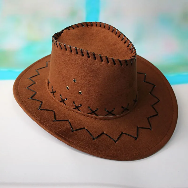 Ковбойская шляпа в западном стиле для женщин и мужчин ковбойская Праздничная