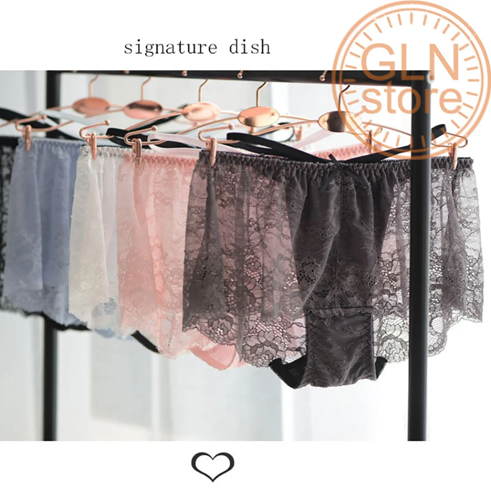 Women's Underwear Girl's Shorts Comfortale Cotton Crotch Boxer Ladies Panties Lace Hollow Sexy Ribbon Beautiful Waistline 219
Women's Underwear Girl's Shorts Comfortale Cotton Crotch Boxer Ladies Panties Lace Hollow Sexy Ribbon Beautiful Waistline 219