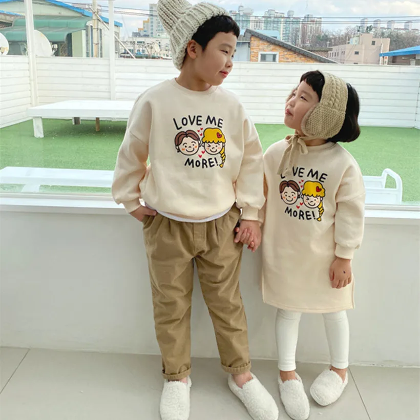 Baby Sister Brother Family Matching Sweatshirt Toddler Girls Dress Boys T-shirt Cotton Family Look Clothes Pattern Overalls 1-5Y
Baby Sister Brother Family Matching Sweatshirt Toddler Girls Dress Boys T-shirt Cotton Family Look Clothes Pattern Overalls 1-5Y
