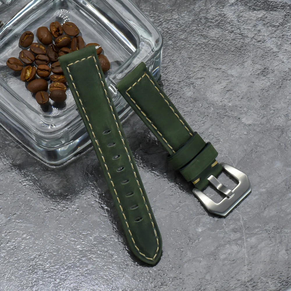 Premium Matte Vintage Brown Crazy Horse Leather Watchband Bracelet For Men's Watches 20mm 22mm 24mm Band Watch Accessories Strap
Premium Matte Vintage Brown Crazy Horse Leather Watchband Bracelet For Men's Watches 20mm 22mm 24mm Band Watch Accessories Strap