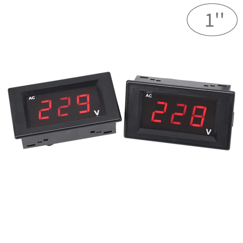 AC 80-500V LED Digital Voltmeter Voltage Meter Volt Instrument Tool 2 Wires Red Display 110V 220V380V DIY DL85 1''
AC 80-500V LED Digital Voltmeter Voltage Meter Volt Instrument Tool 2 Wires Red Display 110V 220V380V DIY DL85 1''