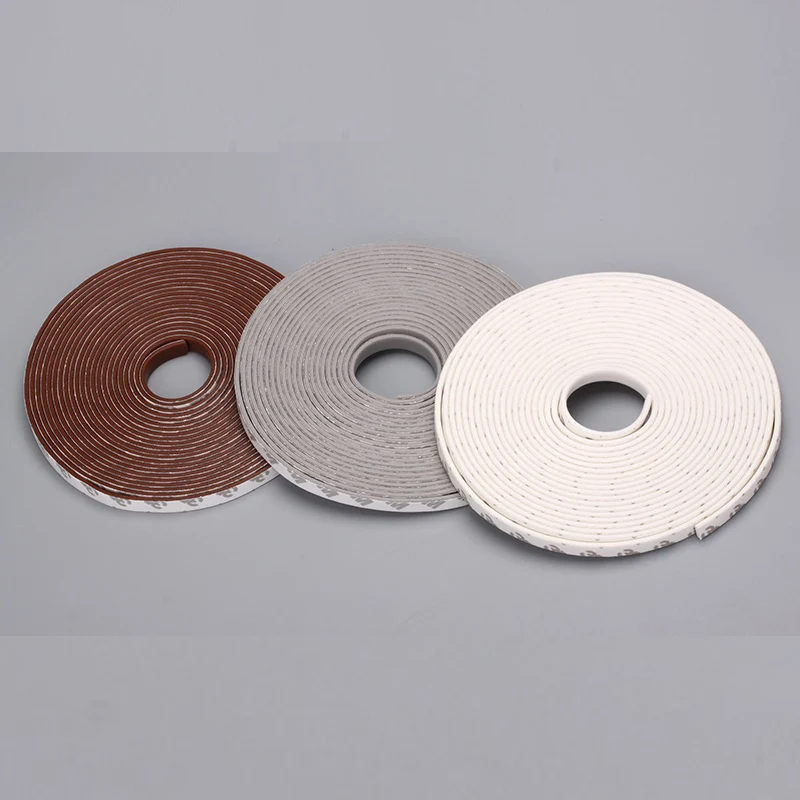 Silicone Rubber Adhesive Seals Sliding Door Window Weatherstrip Cupboard Wardrobe Gasket 9mm x 2mm 9x6mm Gray White Brown
Silicone Rubber Adhesive Seals Sliding Door Window Weatherstrip Cupboard Wardrobe Gasket 9mm x 2mm 9x6mm Gray White Brown