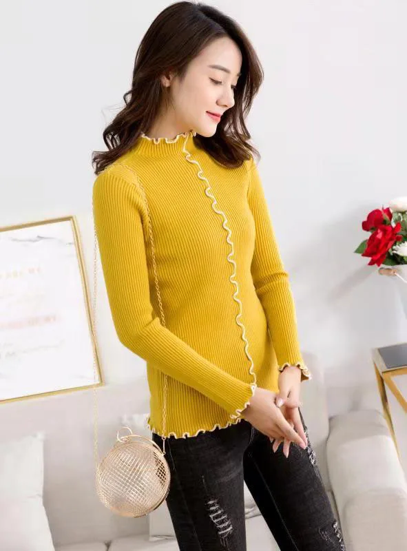 Knitted Sweater Women Winter Autumn Fashion Women's Sweater High ElasticTurtleneck Sweater Female Slim Thin Long Sleeve Pullover
Knitted Sweater Women Winter Autumn Fashion Women's Sweater High ElasticTurtleneck Sweater Female Slim Thin Long Sleeve Pullover