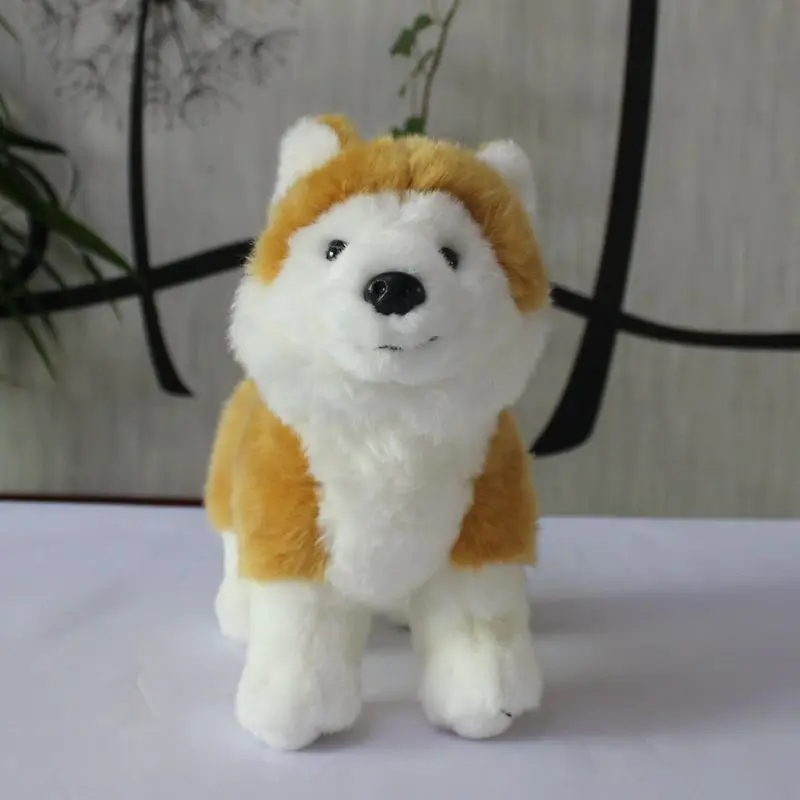 lifelike toy about 23x21cm Japanese Akita dog plush soft doll baby Christmas gift h0747 | Игрушки и хобби